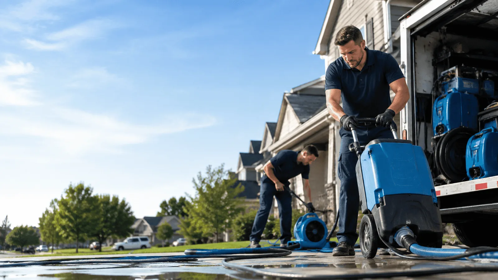 Dehumidification being performed in Port Matilda, PA